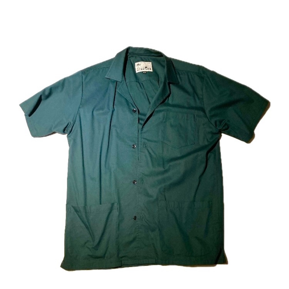 Bather Medium Cubain Colar Short Sleeve Shirt with two front side low pockets